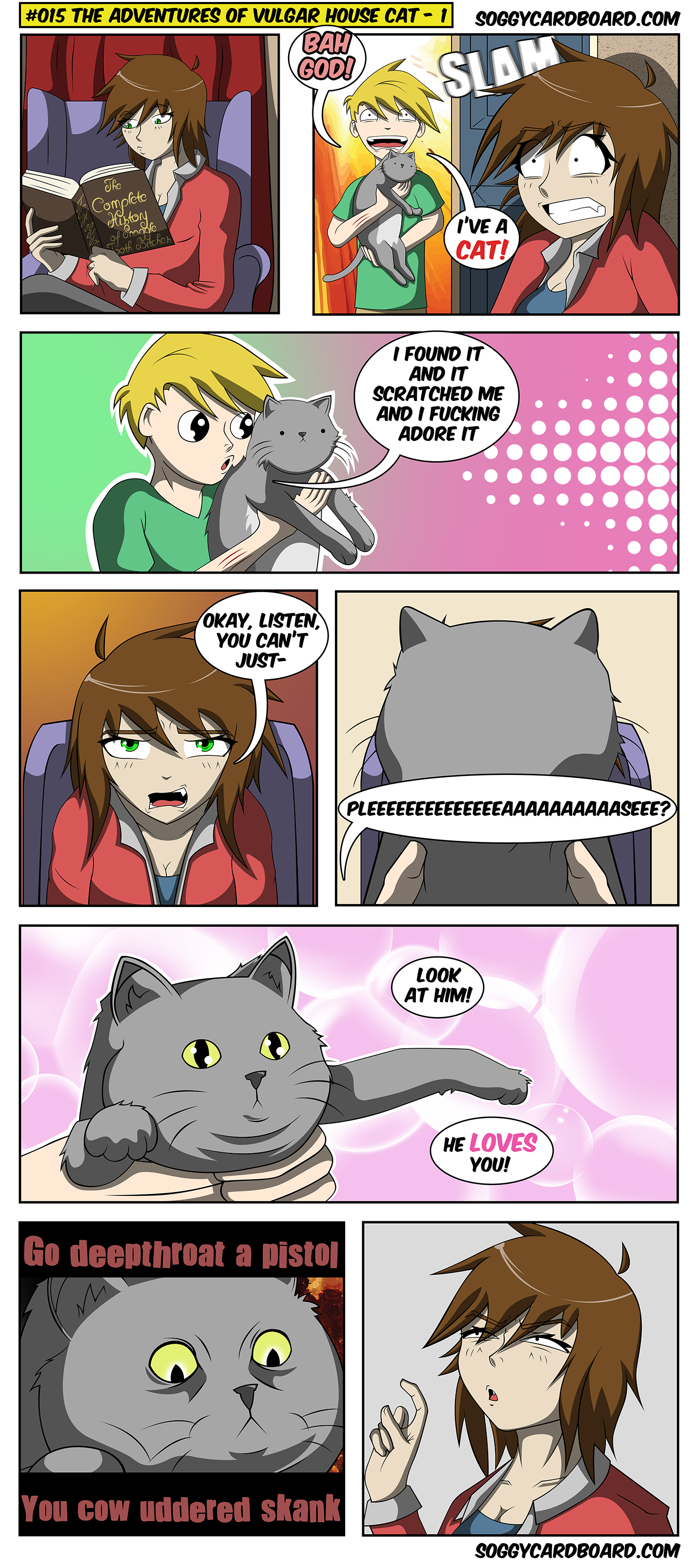 Shortly after this comic she took that cats advice and had a wonderful time.